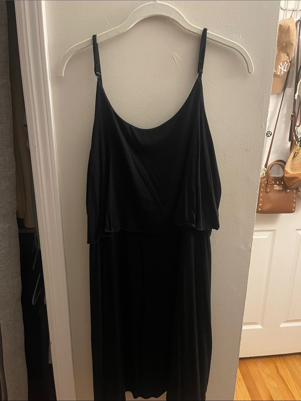 GAP Black Women's Dress with Tag Detail